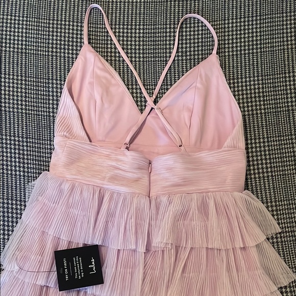 Lulu's Purple Ruffled Tiered Maxi Gown - Picture 7 of 9